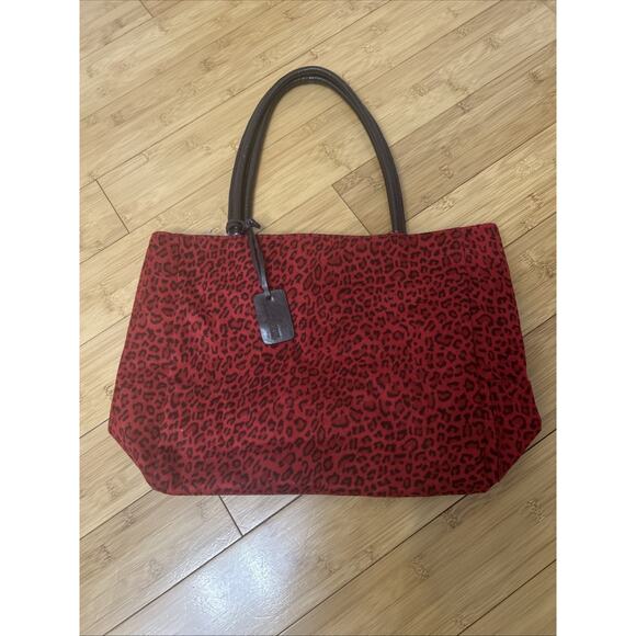 Neiman Marcus Animal Print Medium Shoulder Tote Bag City Girl Maximalist - Picture 1 of 6